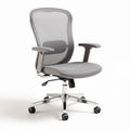 Chaise de bureau ergonomique en mesh gris dimensions 50 x 60 x 100 cm