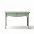 table en bois vert clair avec tiroirs dimensions 120 x 60 x 75cm