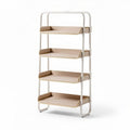 Étagère en métal et bois de dimensions 80 x 40 x 150 cm pour rangement polyvalent