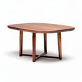 Table en bois massif de 120 x 80 x 75 cm pour salle à manger